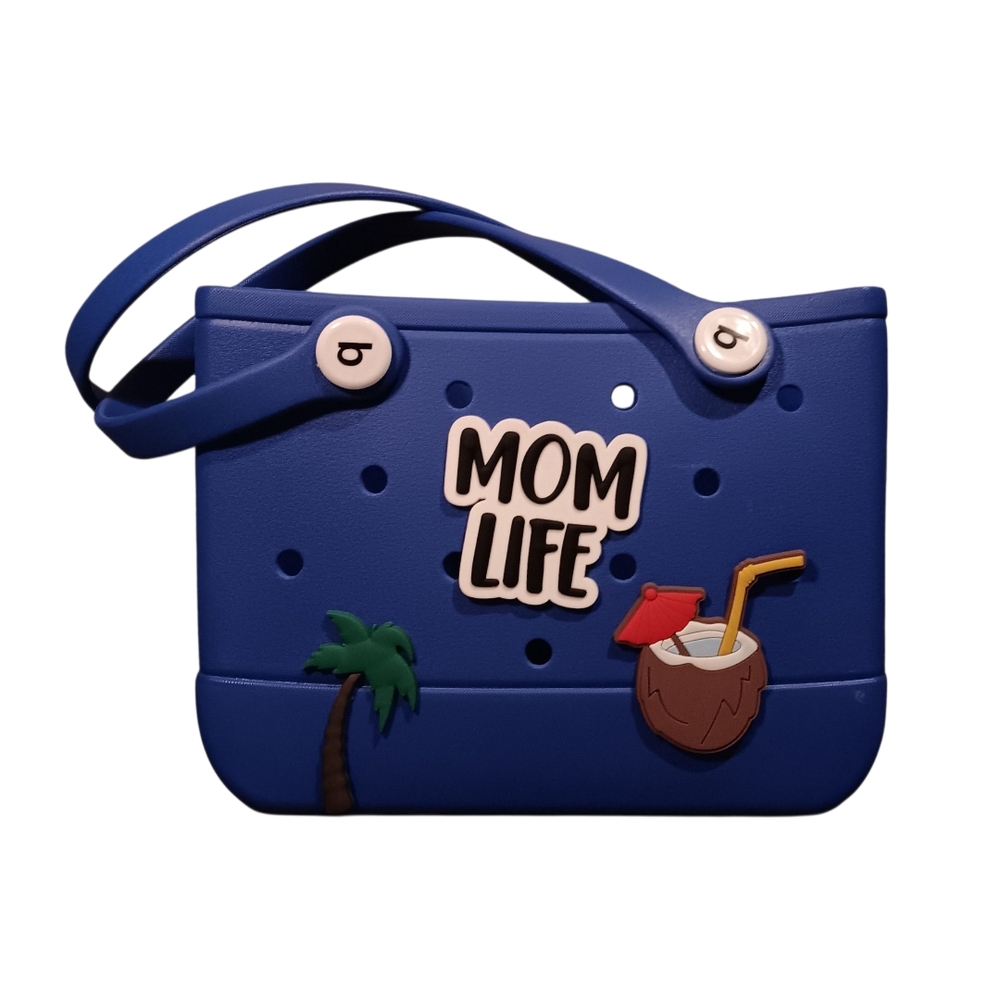 New Blue Bobo Bag with Charm Accents Included